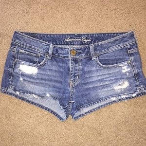 American Eagle Distressed Denim Shorts